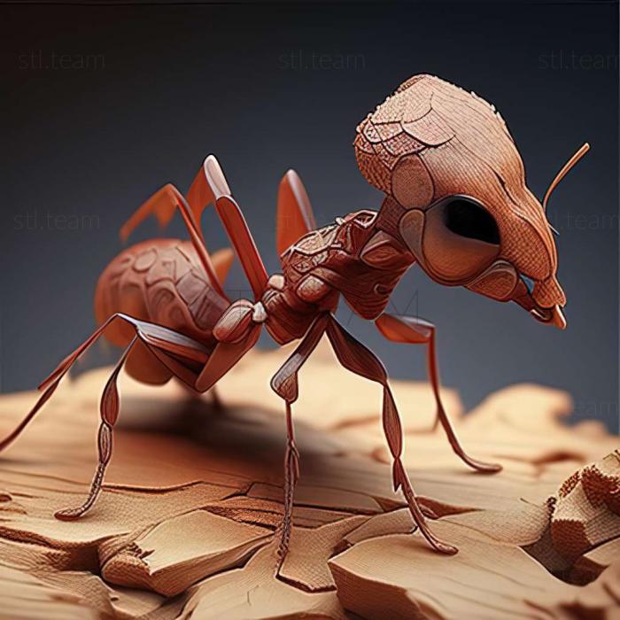 3D model Bothriomyrmex modestus (STL)